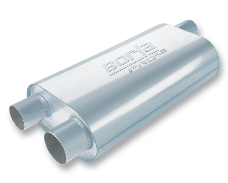 Borla Universal Oval Transverse 2.5-Inch Inlet/Outlet Turbo XL Muffler Part #40477