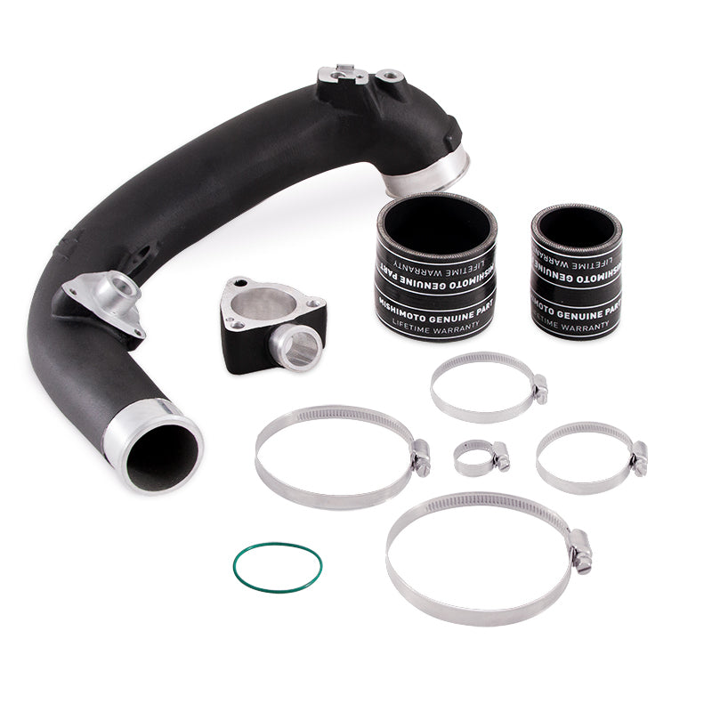 Mishimoto 2018+ Jeep Wrangler JL 2.0L Performance Intercooler Pipe - Cast Aluminum Upgrade for Enhanced Turbocharged Engine Performance