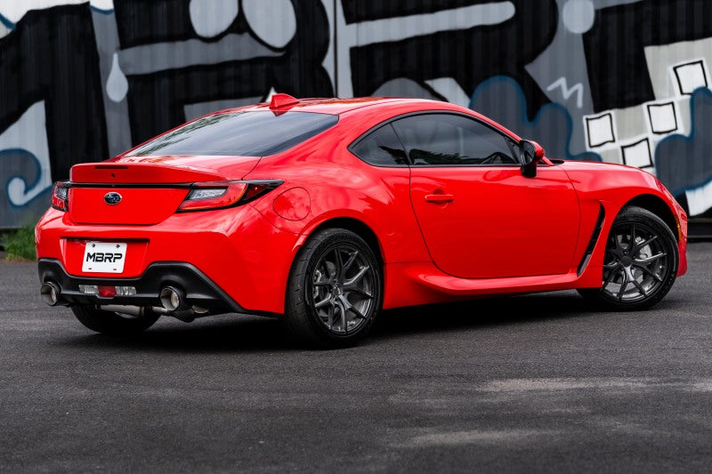 MBRP Armor Pro Series Cat Back Exhaust System for Subaru BRZ and Scion FR-S - T304 Stainless Steel with Carbon Fiber Tips