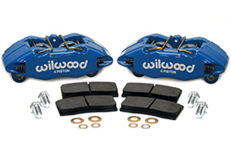Wilwood DPHA Front Caliper & Pad Kit in Blue for Honda and Acura with 262mm OE Rotor - Model 140-13029-CB
