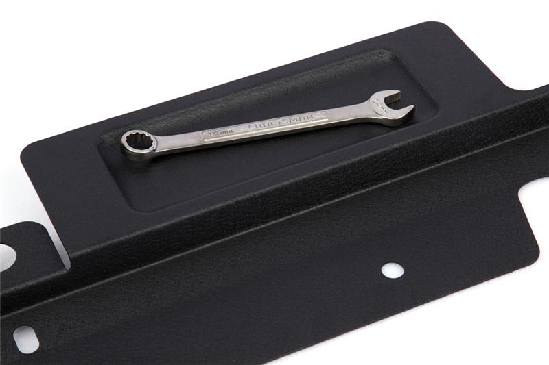 GrimmSpeed 05-09 Subaru Legacy and Outback Radiator Shroud with Tool Tray - Textured Black
