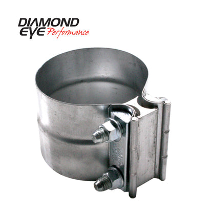 Diamond Eye Performance 2.75-inch Stainless Steel Lap Joint Exhaust Clamp – Heavy Duty Automotive Part