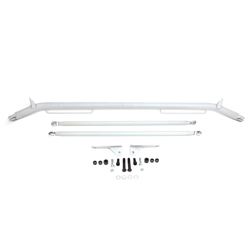 BLOX Racing Silver Harness Bar for 1988-2001 Honda Integra, 1992-2000 Civic, 2002-2006 RSX, and 1988-1991 CRX