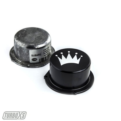 Turbo XS Billet Aluminum Vacuum Pump Cover for 2015-2016 Subaru WRX - Black
