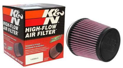 K&N Engineering Universal Air Filter Part RU-3600 - 4-inch Flange, Reusable Automotive Air Filter