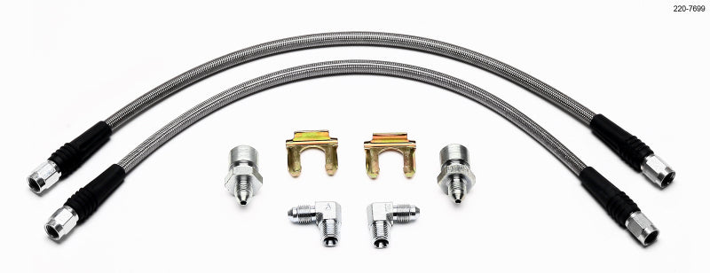 Wilwood Flexline Kit for 1955-1957 Chevy with Forged Dynalite Front Calipers