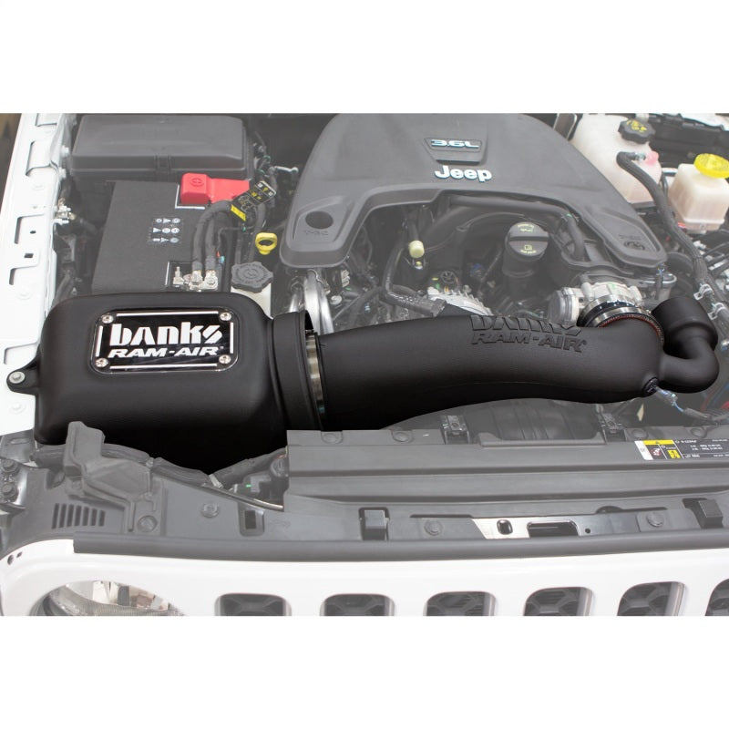 Banks Power Ram-Air Cold Air Intake System for Jeep Wrangler JL & Gladiator JT 3.6L with Big-Ass Dry Filter