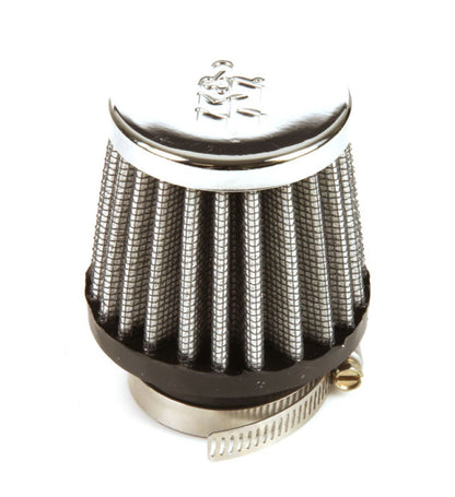K&N Engineering RC-0790 Universal Chrome Air Filter – 1 3/8 inch Flange, 2 1/2 inch Base, 2 inch Top, 2 1/4 inch Height