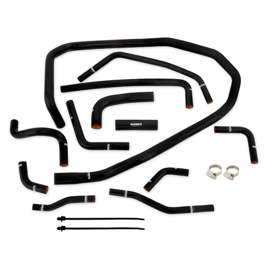 Mishimoto 2015 Subaru WRX Black Silicone Radiator Coolant Ancillary Hoses Kit - Part Number MMHOSE-WRX-15ANCBK
