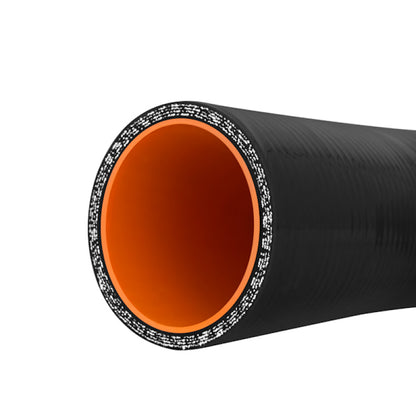 Mishimoto 2.5 Inch Black 45 Degree Silicone Coupler - Durable, Heat-Resistant Hose Connector for Automotive Cooling and Intake Systems