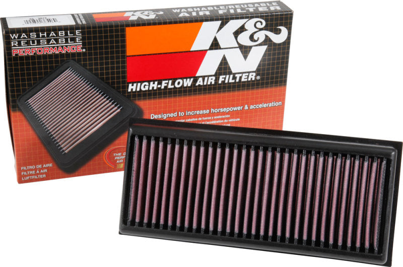 K&N Engineering Part 33-3072 High-Flow Replacement Air Filter for Mercedes-Benz G550 and C63 AMG