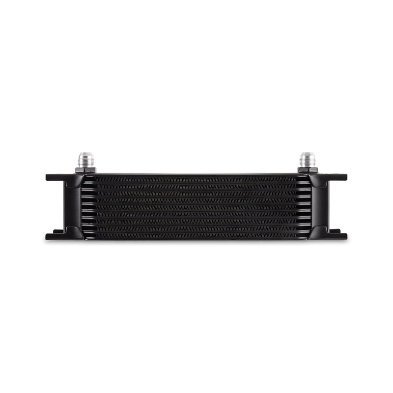 Mishimoto Universal -8AN 10 Row Oil Cooler - Black for Engine and Transmission Temperature Control