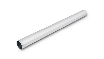 Vibrant 1 inch OD Aluminum Tubing - Polished, 18-inch Straight Pipe, Part Number 2119