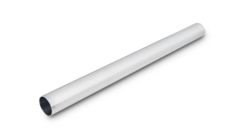 Vibrant 1.5 Inch OD Aluminum Tubing - Polished, 18 Inch Length