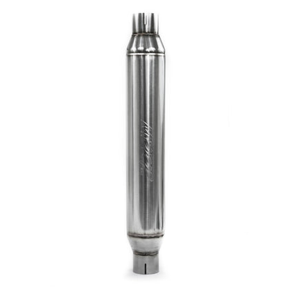 MBRP Universal Resonator Performance Muffler with 2.5-inch Inlet/Outlet - 22-inch Body, 26-inch Overall