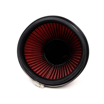 BLOX Racing Performance Filter Kit with 3.5-Inch Velocity Stack and Silicone Hose – Black