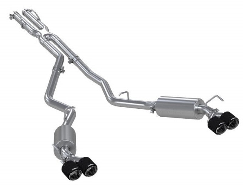 MBRP Armor Pro Series Exhaust System for 2020-2021 Ford Explorer ST and Lincoln Aviator with Dual Rear Exit and Carbon Fiber Tips