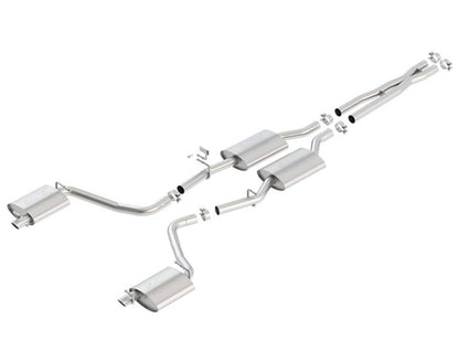 Borla ATAK Cat-Back Exhaust System for 2015-2022 Chrysler 300 and Dodge Charger 3.6L V6 with Factory Bezel