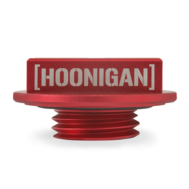 Mishimoto Honda Hoonigan Oil Filler Cap - Red with Matching Bottle Opener/Multi-Tool Keychain