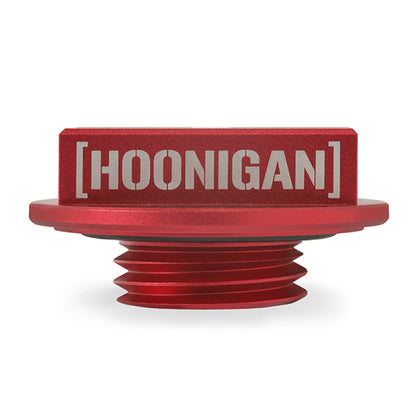 Mishimoto Honda Hoonigan Oil Filler Cap - Red with Matching Bottle Opener/Multi-Tool Keychain