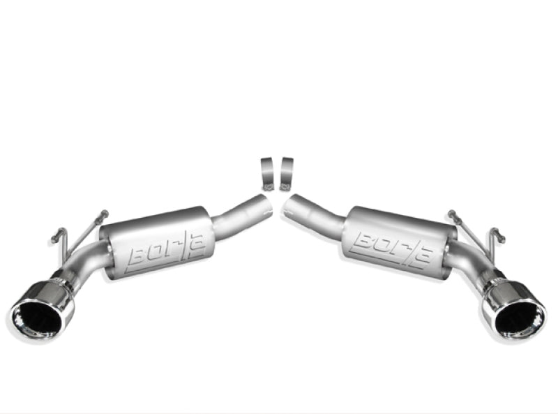 Borla S-Type Axle-Back Exhaust System for 2010-2013 Chevrolet Camaro 3.6L V6 and 6.2L V8 Models