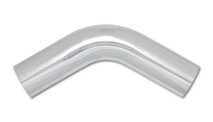 Vibrant 2.5-inch O.D. Universal Aluminum Tubing with 60 Degree Bend - Polished