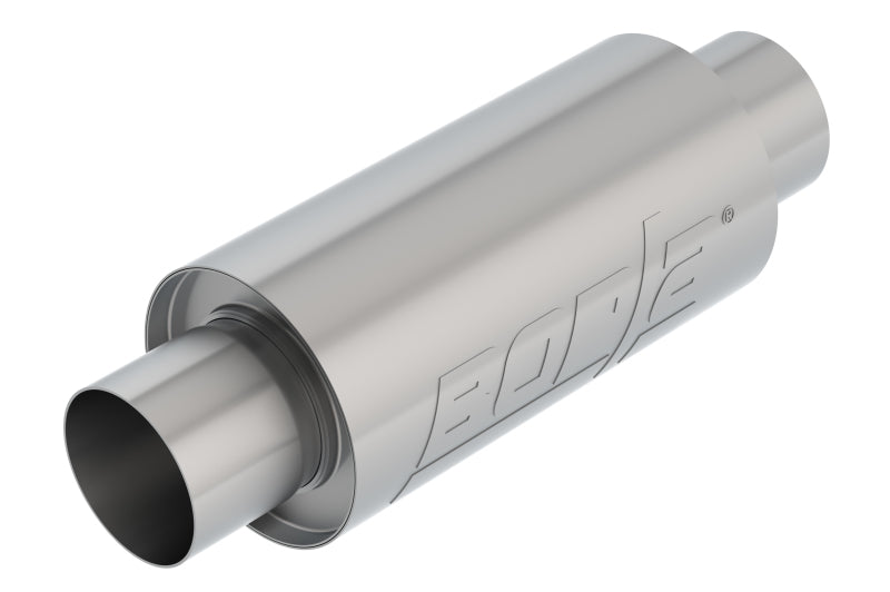 Borla Universal Resonator 3 Inch Center/Center 5 Inch Round x 10 Inch Length - T-304 Stainless Steel