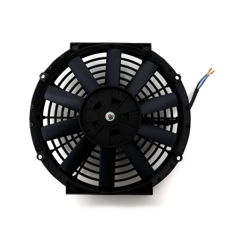 BLOX Racing 10-Inch Electric Slim Fan - Black for Automotive Cooling