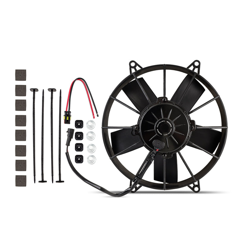 Mishimoto 10 Inch Race Line High-Flow Electric Fan for Automotive Cooling