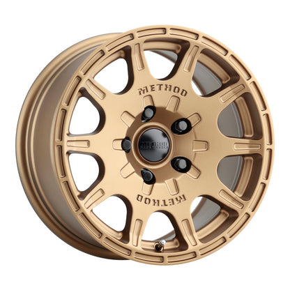 Method MR502 VT-SPEC 15x7 Bronze Wheel with +15mm Offset and 5x100 Bolt Pattern