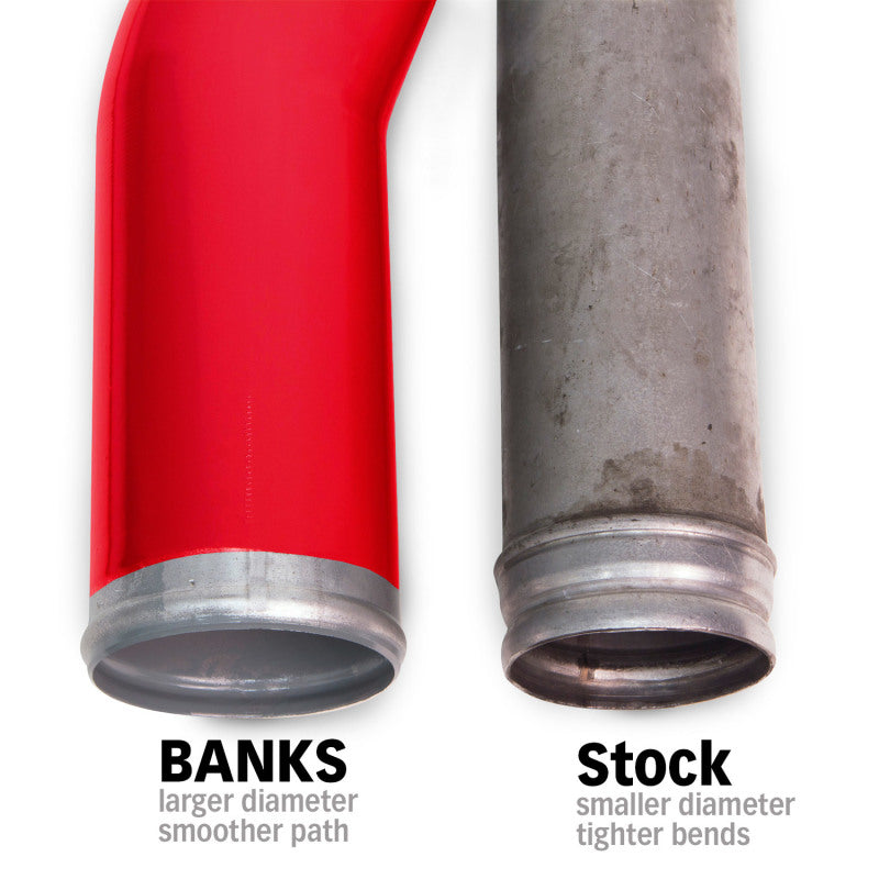 Banks Power 07-09 Ram 6.7L Diesel Cold Side Boost Tube System - Driver Side with Silicone Couplers