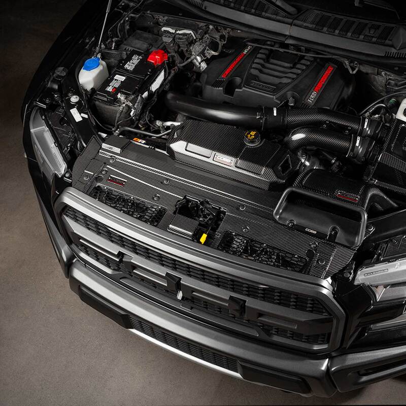 Cobb 17-20 Ford F-150 EcoBoost Raptor Redline Carbon Fiber Radiator Shroud