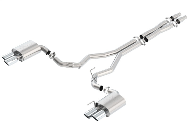 Borla ATAK 3-inch Cat-Back Exhaust System for 2018-2023 Ford Mustang GT 5.0L V8 Without Active Valve Exhaust