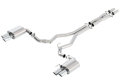 Borla ATAK 3-inch Cat-Back Exhaust System for 2018-2023 Ford Mustang GT 5.0L V8 Without Active Valve Exhaust