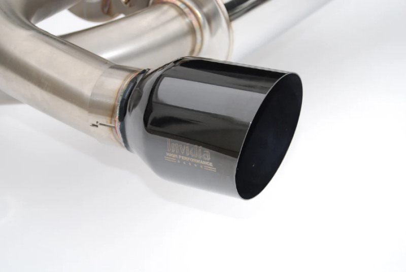 Invidia Gemini 70mm Cat Back Exhaust System for 2022+ Nissan Z with Black Tip - Part Number HS22N4Z7GM1SBL