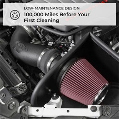 K&N Engineering 63-1585 AirCharger Performance Intake for Jeep Cherokee V6-3.2L