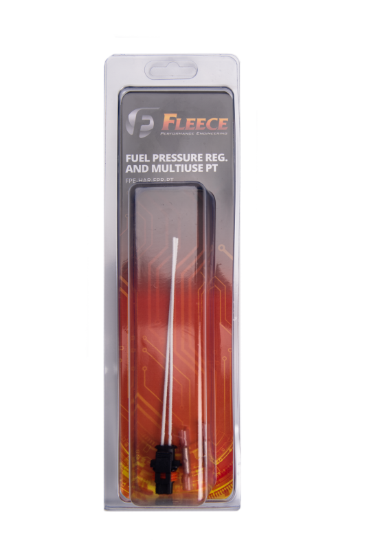 Fleece Performance Universal 6-Inch Fuel Pressure Regulator with Multi-Use Pigtail for GM, Dodge, Ford, and Nissan Vehicles