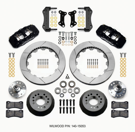 Wilwood AERO6 Front Hub Kit for 15-Inch Rotors - Fits 1964-1973 Chevrolet and Buick Models