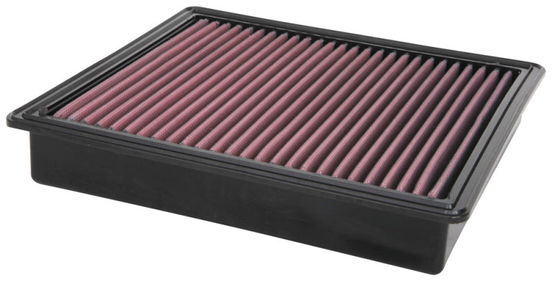 K&N Engineering 33-5100 High-Flow Reusable Air Filter for 2020 Ford F-250 and F-350 Super Duty V8 Models