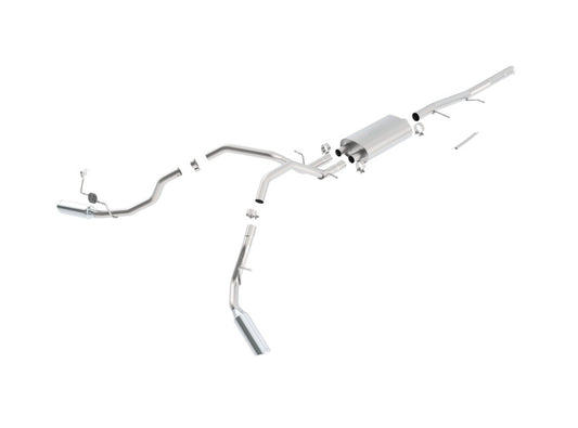 Borla Touring Cat-Back Exhaust System for 2009-2013 Chevrolet Silverado 1500 & GMC Sierra 1500