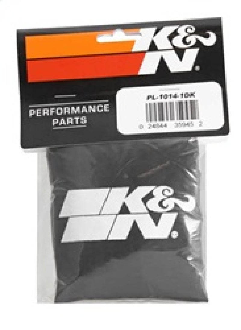 K&N Engineering Polaris Black Round Drycharger Air Filter Wrap Part PL-1014-1DK