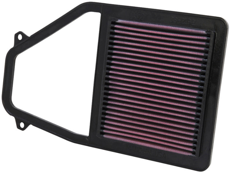 K&N Engineering 33-2192 High-Flow Reusable Air Filter for 2003-2005 Honda Civic 1.7L L4