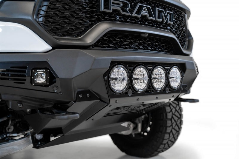 Addictive Desert Designs 2021-2023 Ram 1500 TRX Bomber Front Bumper with Rigid Light Mounts