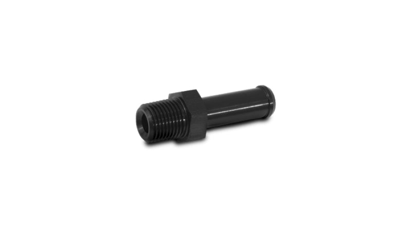 Vibrant 1/8 inch NPT to 1/4 inch Barb Straight Fitting - Aluminum
