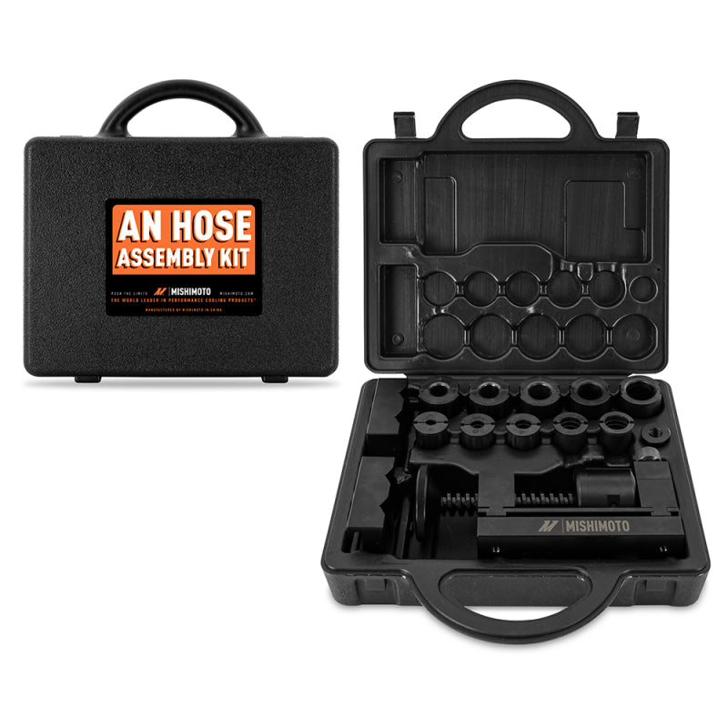 Mishimoto AN Hose Assembly Kit Part Number MMTL-INKIT-PL for Leak-Free Line Construction