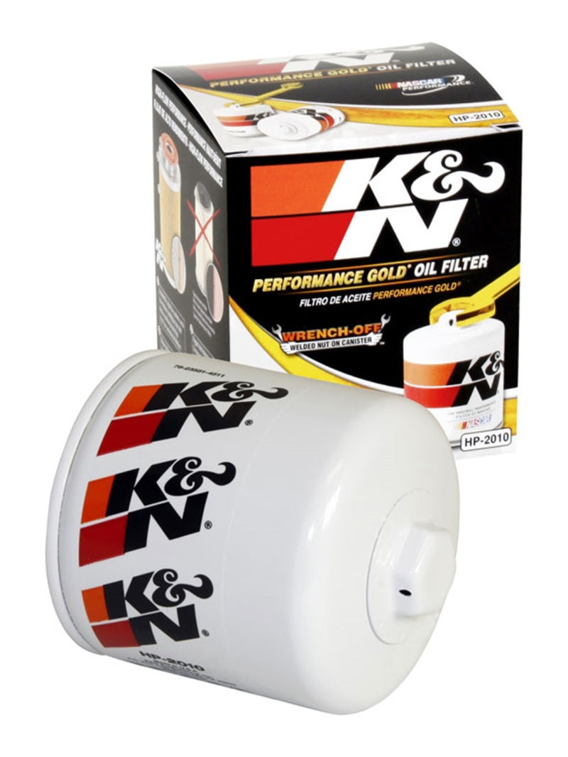 K&N Engineering HP-2010 Premium Oil Filter for Land Rover and Mercury Vehicles