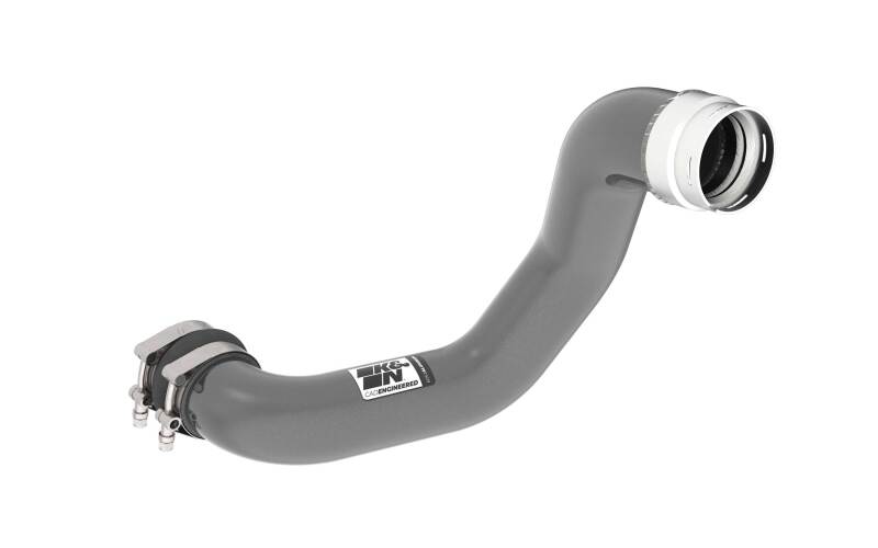 K&N 23-24 GM Colorado and Canyon 2.7L L4 Aluminum Charge Pipe Kit - Gunmetal Gray