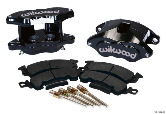 Wilwood D52 Rear Caliper Kit - Black Powder Coated, 2-Piston Replacement for Performance Vehicles