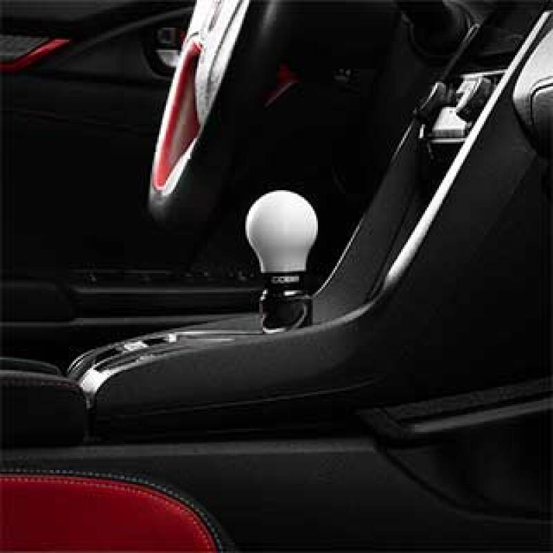 COBB 17-21 Honda Civic Type R 6-Speed Short Weighted Shift Knob - White