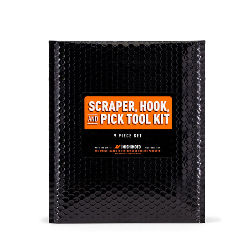 Mishimoto 9-Piece Pick, Hook, and Gasket Scraper Set – Durable Automotive Hand Tools